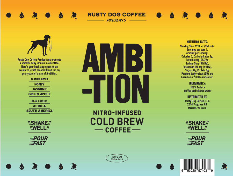 Ambition Nitro Canned Coffee